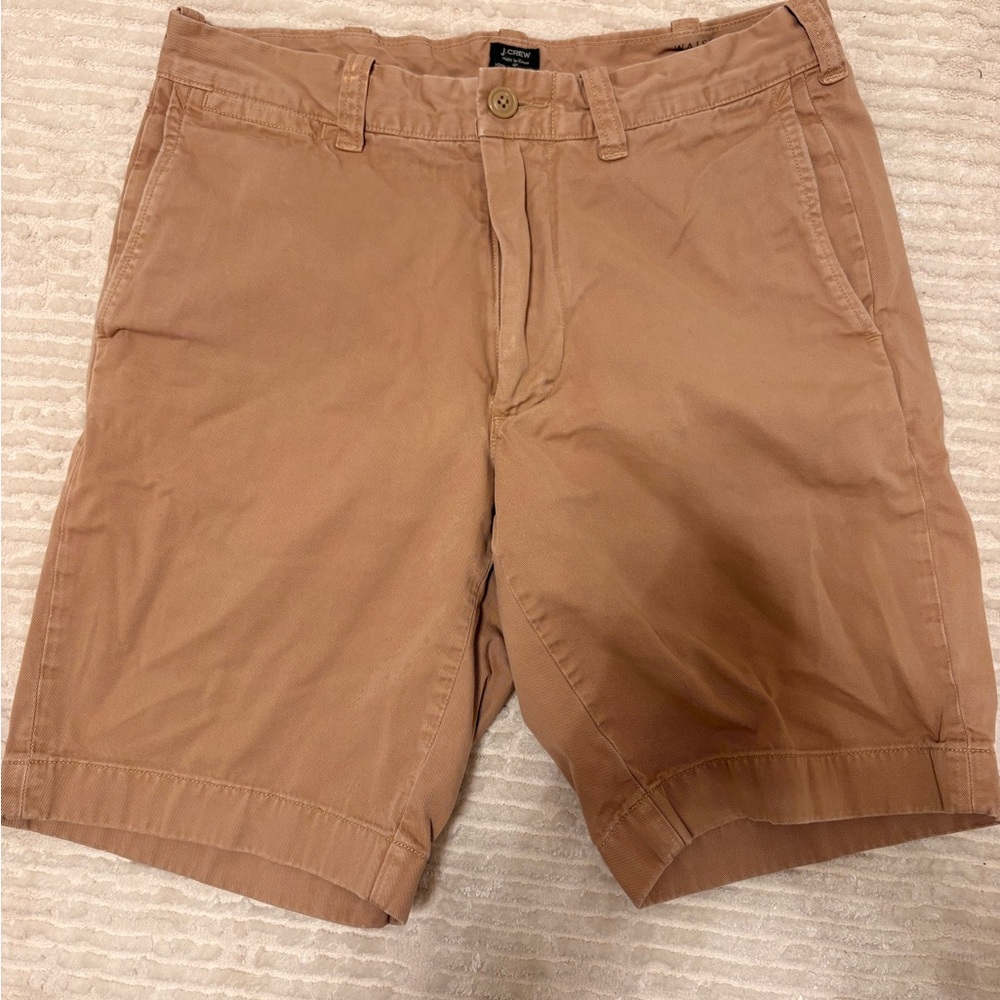☀️ J.Crew Men's Stanton Chino Shorts | Khaki/Tan Waist 30 🏝️